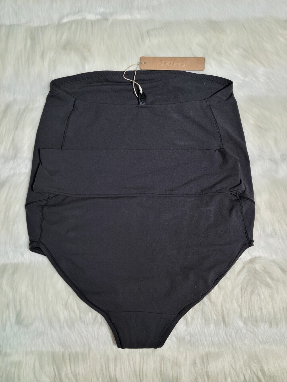 SKIMS Maternity Fits Everybody Banded High Waisted Brief Black Onyx Small NEW